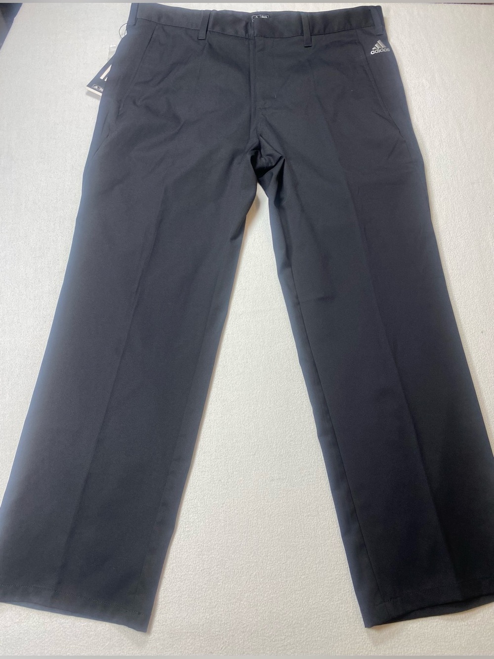 adidas Men’s Black Straight-Leg Golf Pants